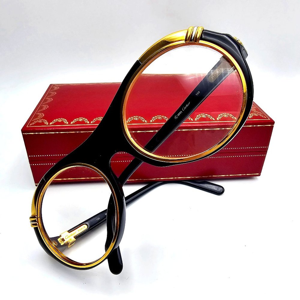 Vintage Cartier DIABOLO Luxury Celebrity Glasses